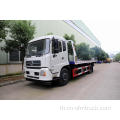 Dongfeng wreker รถบรรทุกหัวลากรถบรรทุกย้อนกลับเตียงทำลาย